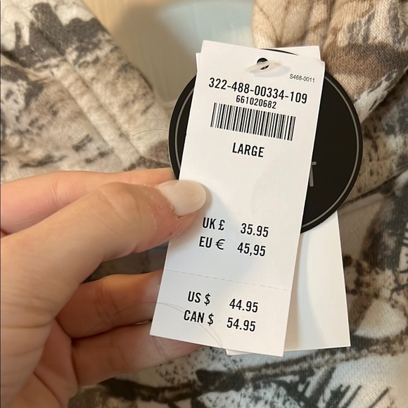Camouflage Hooded Jacket Hollister size large - Picture 3 of 3